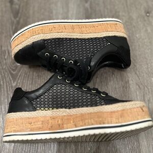 JLo Cork Mesh Sneakers